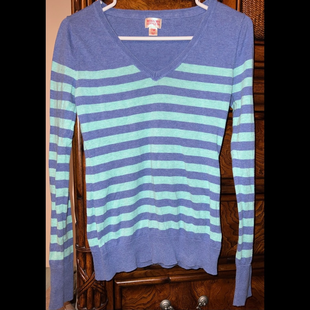 🦋💙🦋MOSSIMO LONG SLEEVE STRIPED TOP🦋💙🦋